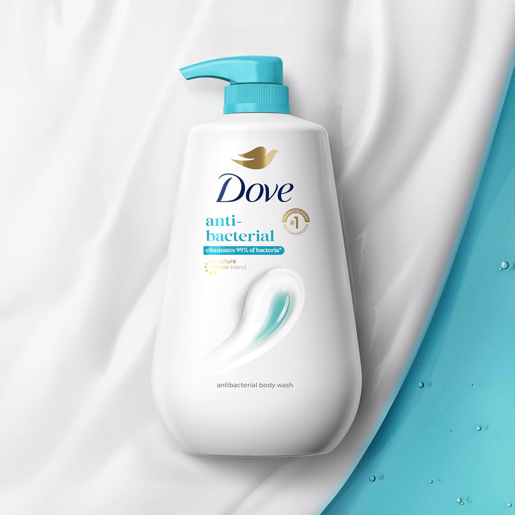 Dove Body Wash with Pump Antibacterial For All Skin Types Protects from