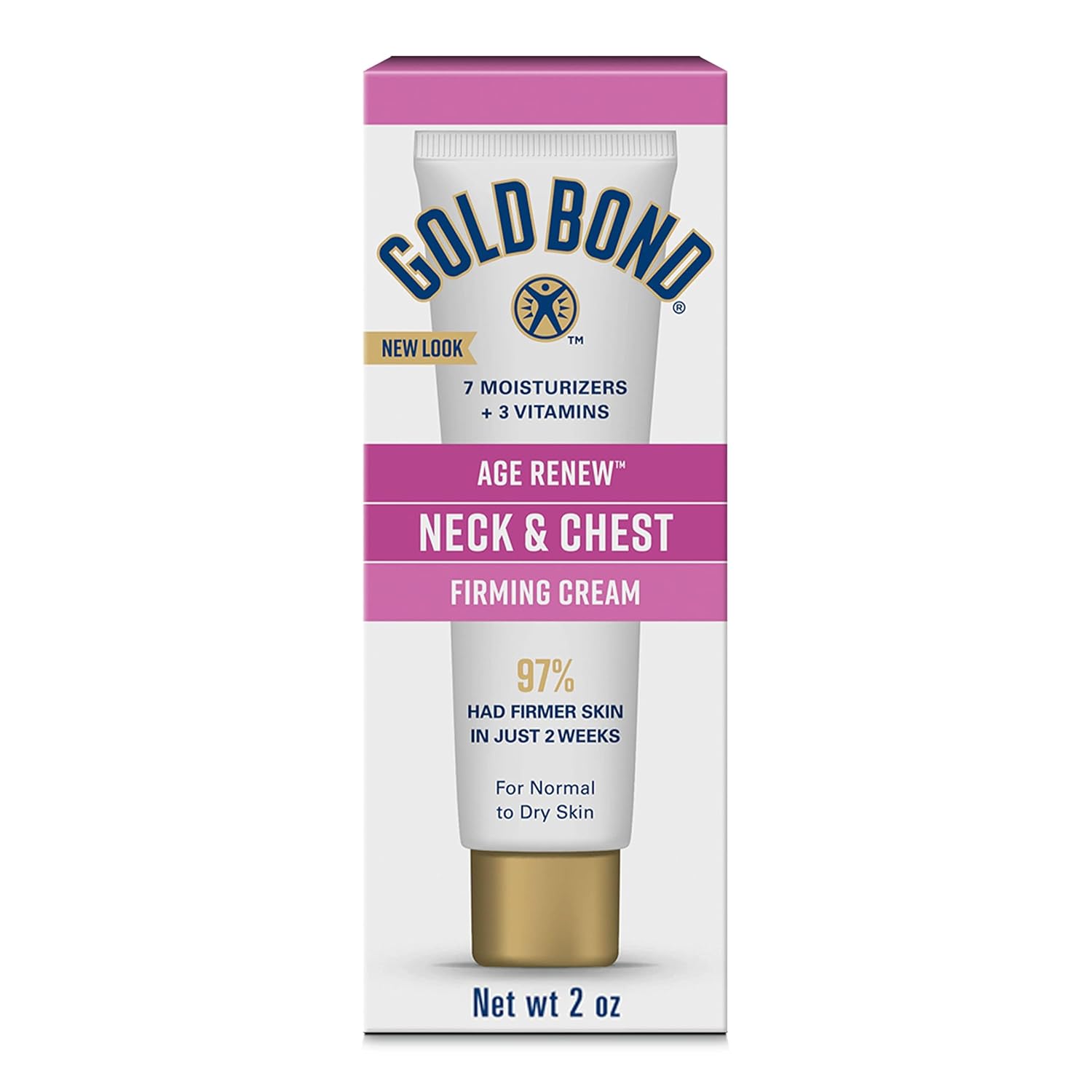 Gold Bond Age Renew Neck & Chest Firming Age Renew Cream, 2 oz., Clinically
