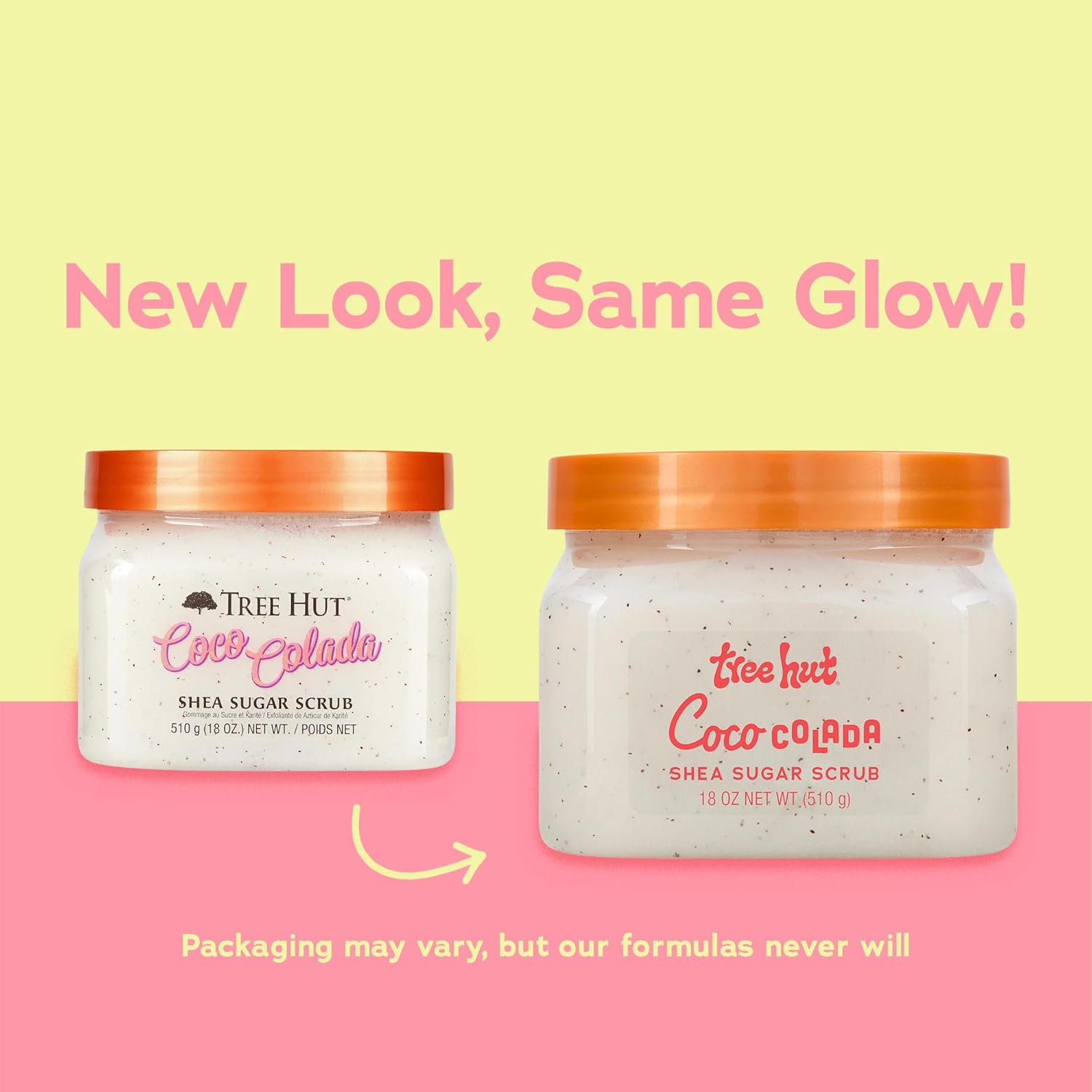 Tree Hut Coco Colada Shea Sugar Scrub, Exfoliating & Hydrating Body Scrub