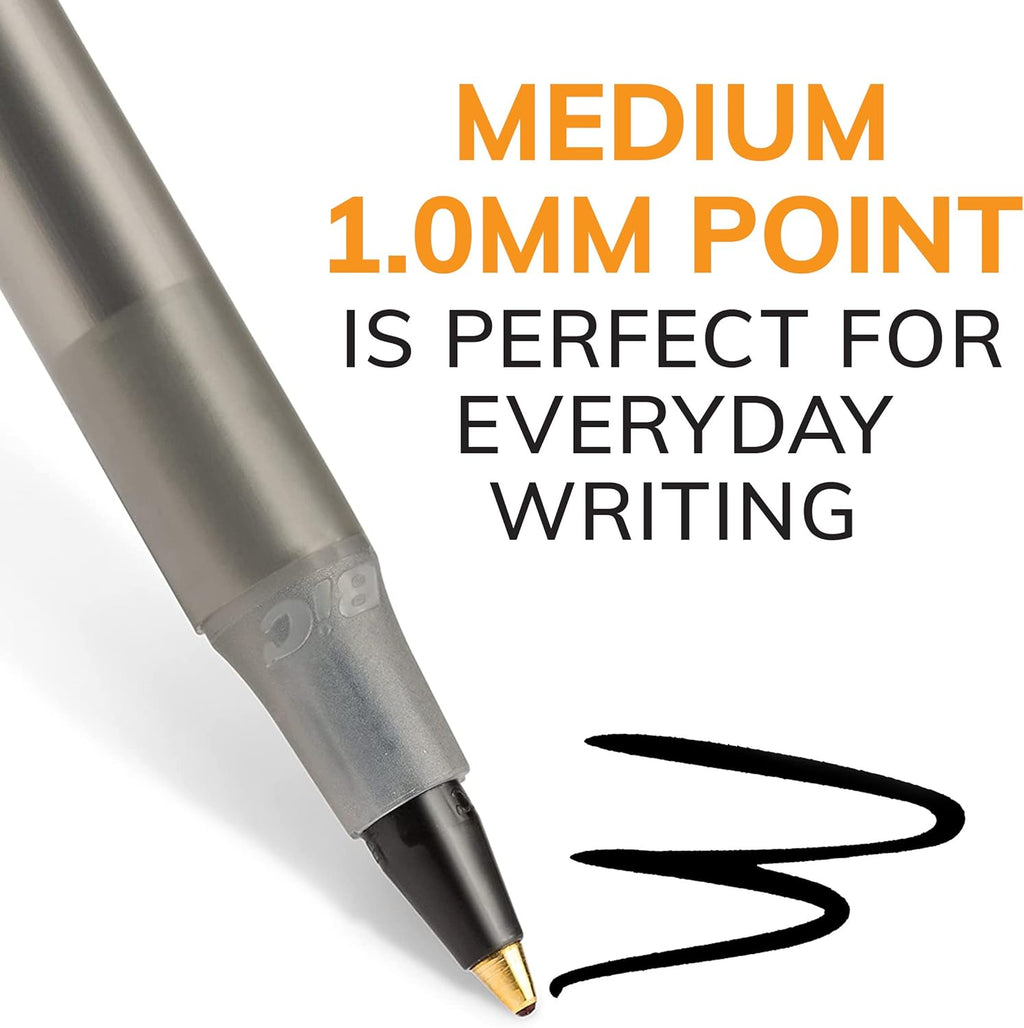 BIC Round Stic Xtra Life Ballpoint Pen, Ultra Long Lasting and Consistent Ink