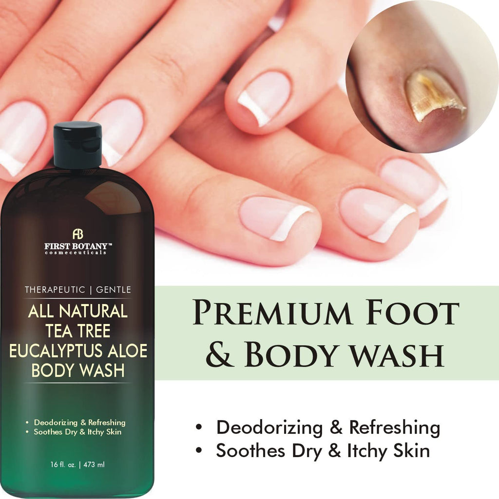First Botany, ALL Natural Body Wash - Fights Body Odor, Athlete's Foot, Jock