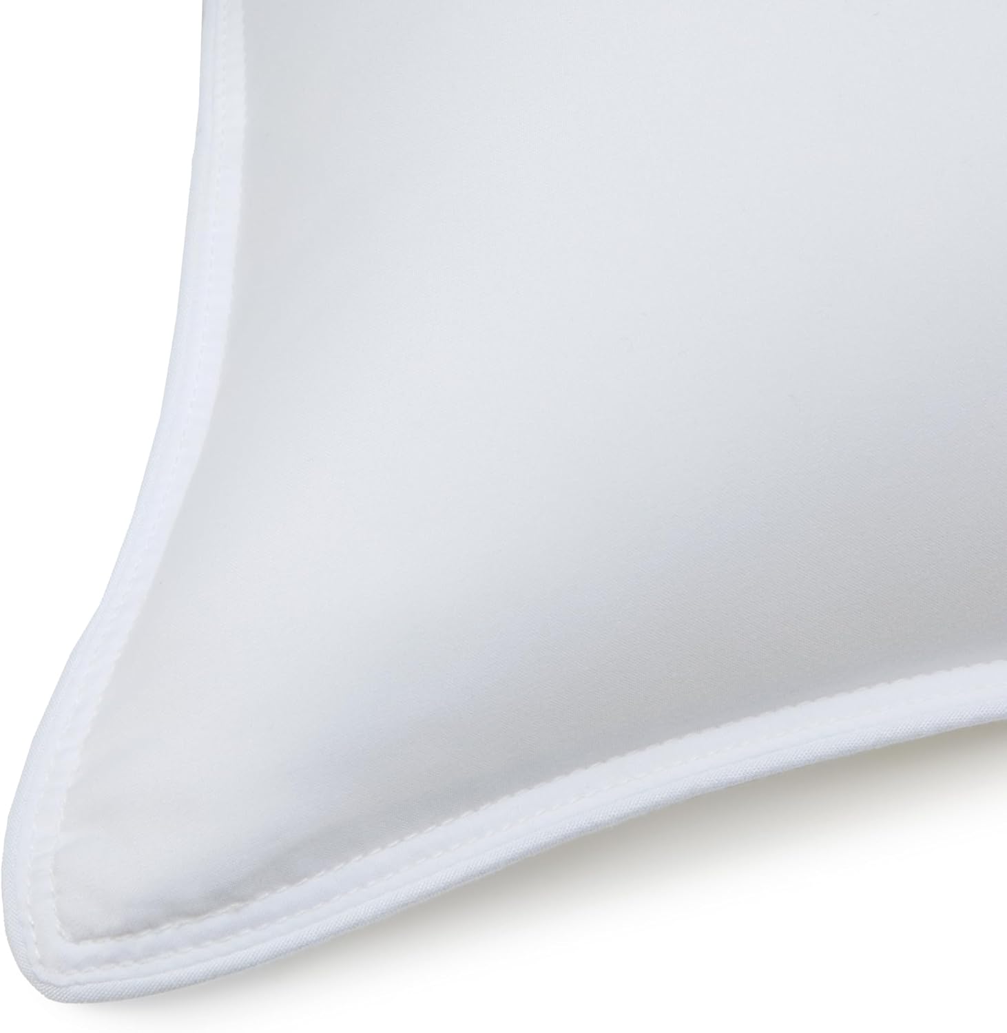 Amazon Basics Down Alternative Pillow for Back Side Sleepers, Medium Density