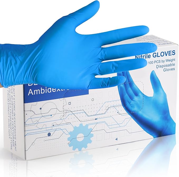 PEIPU Nitrile Disposable Gloves•?ÎPowder Free, Cleaning Service Gloves, Latex