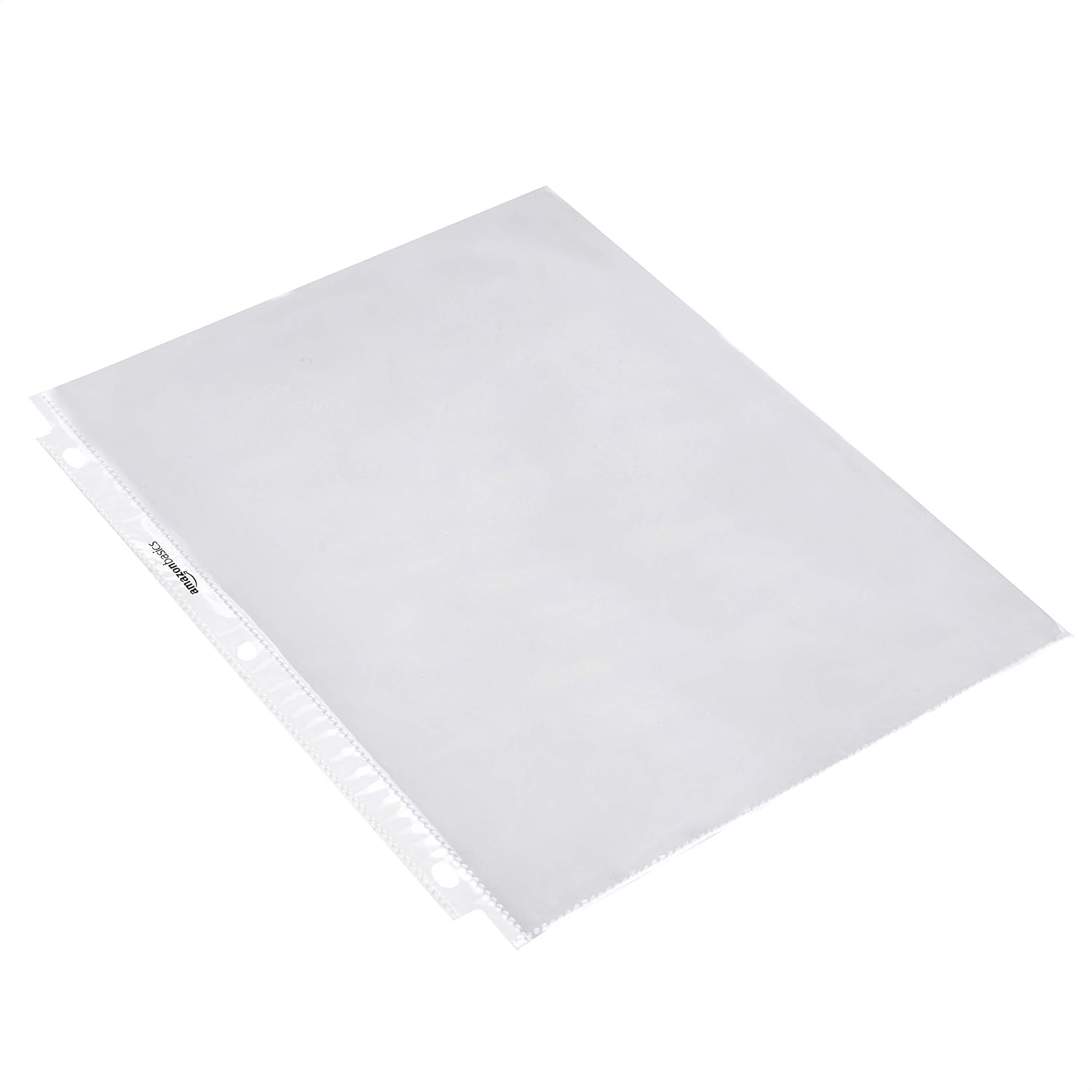 Amazon Basics Sheet Protectors for 3 Ring Binder, Heavyweight, Acid-Free