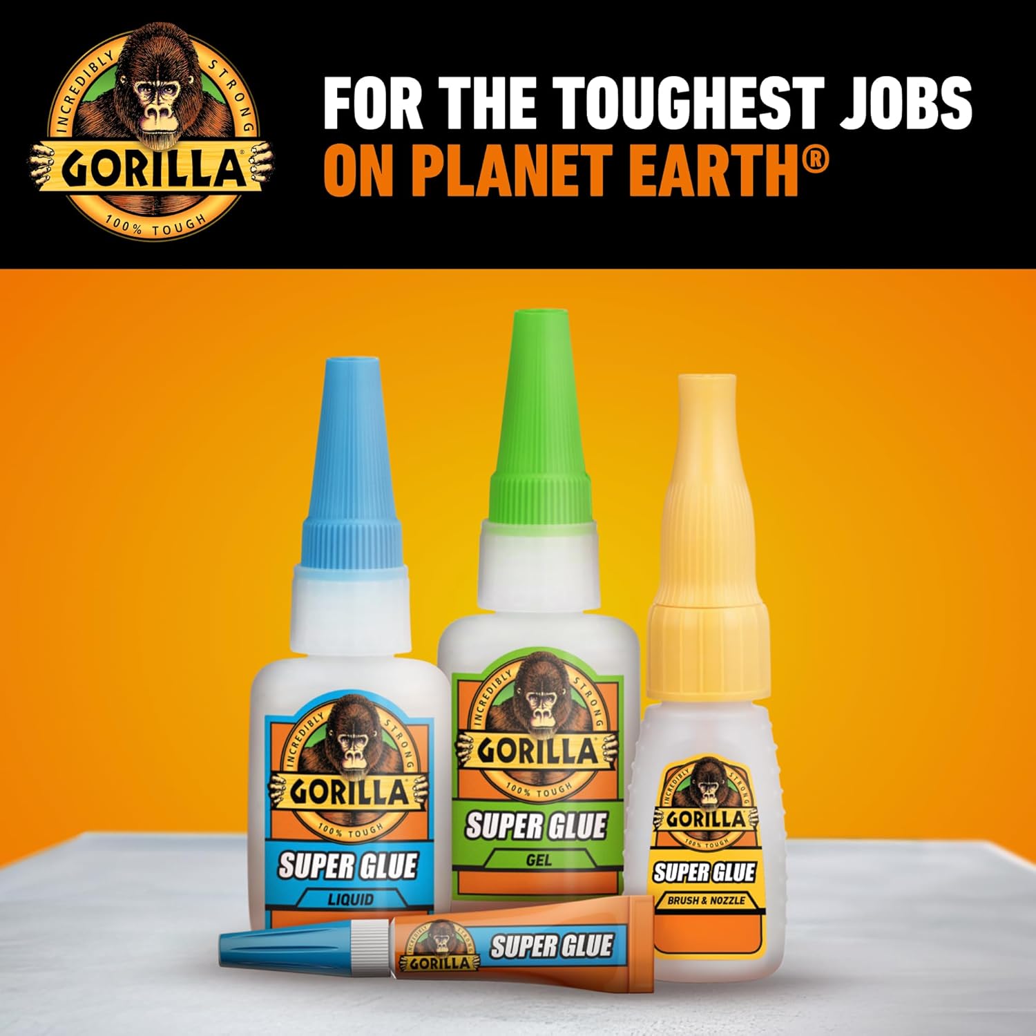 Gorilla Super Glue Gel XL, Clear 25g (Pack of 1) - Fast‰ÛÔSetting, No‰ÛÔDrip