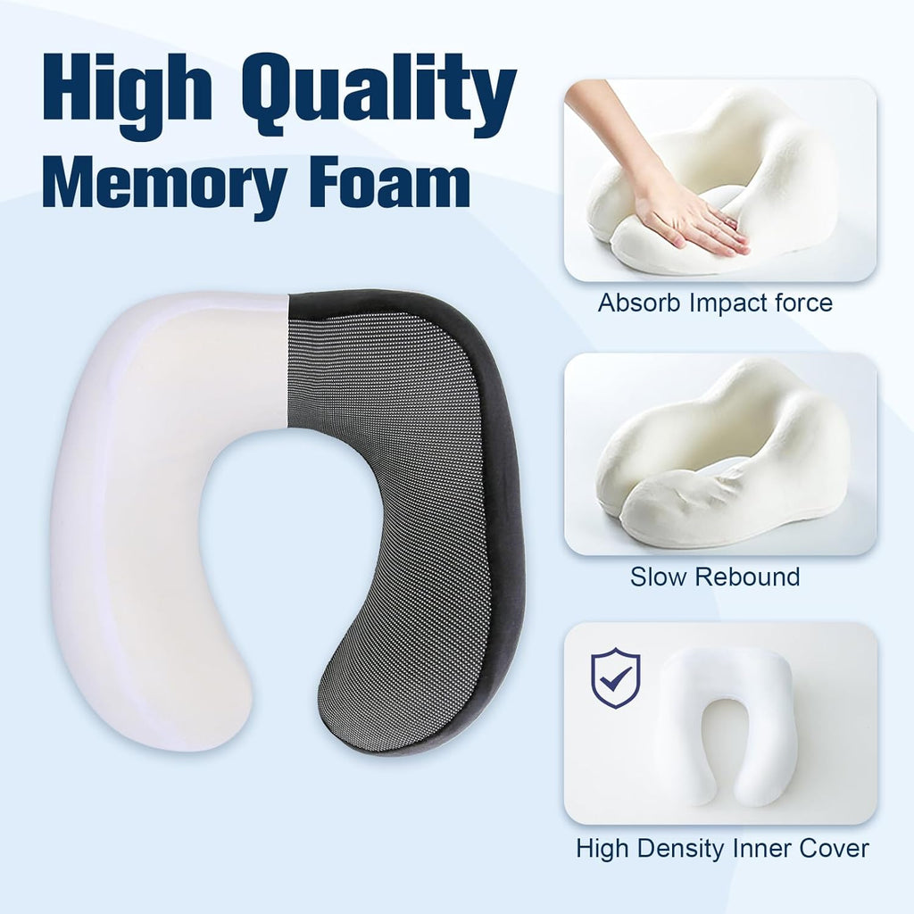 Cirorld Neck Pillow for Traveling, Travel Pillows for Airplanes,100% Pure