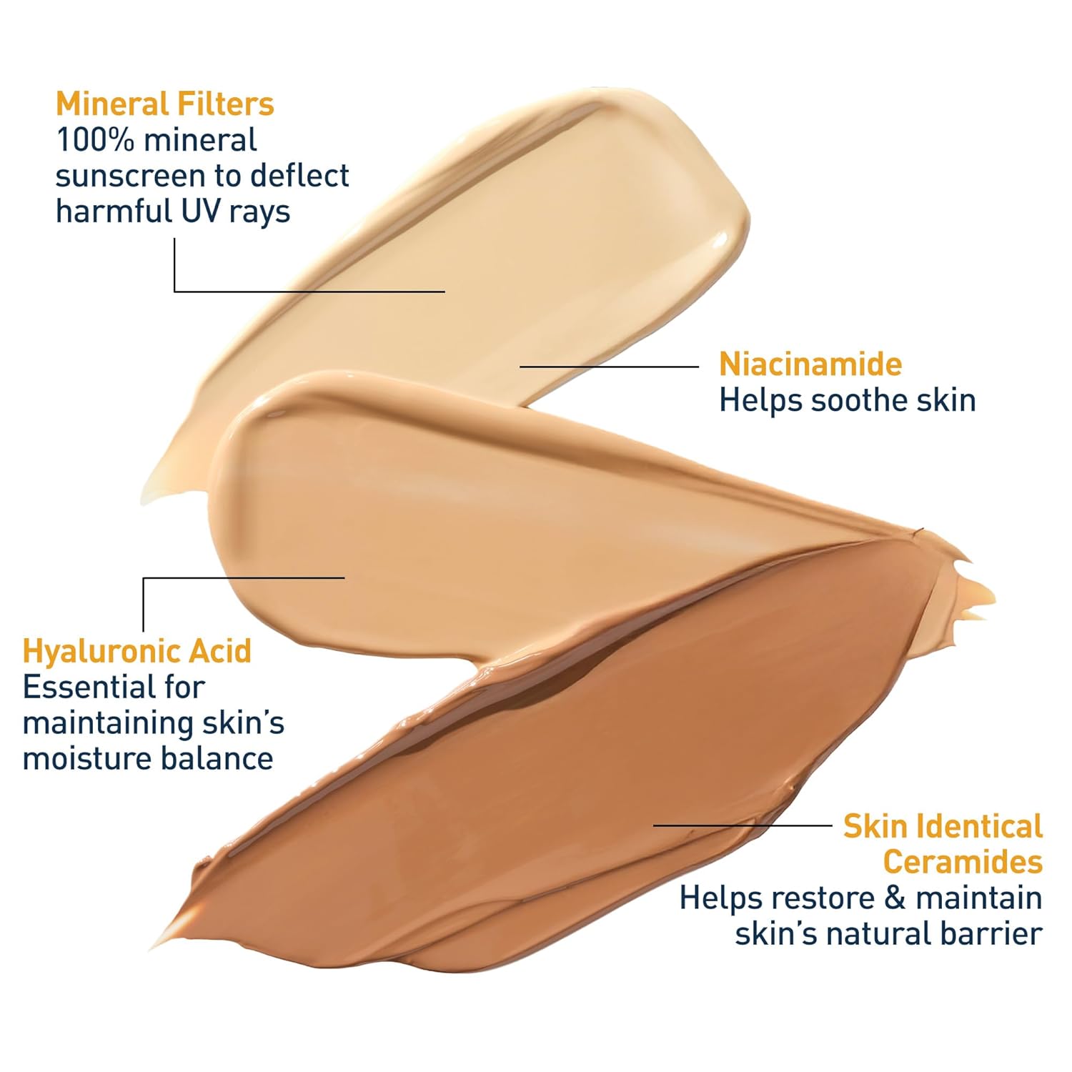CeraVe Hydrating Mineral Sunscreen SPF 30 with Sheer Tint, Tinted Mineral