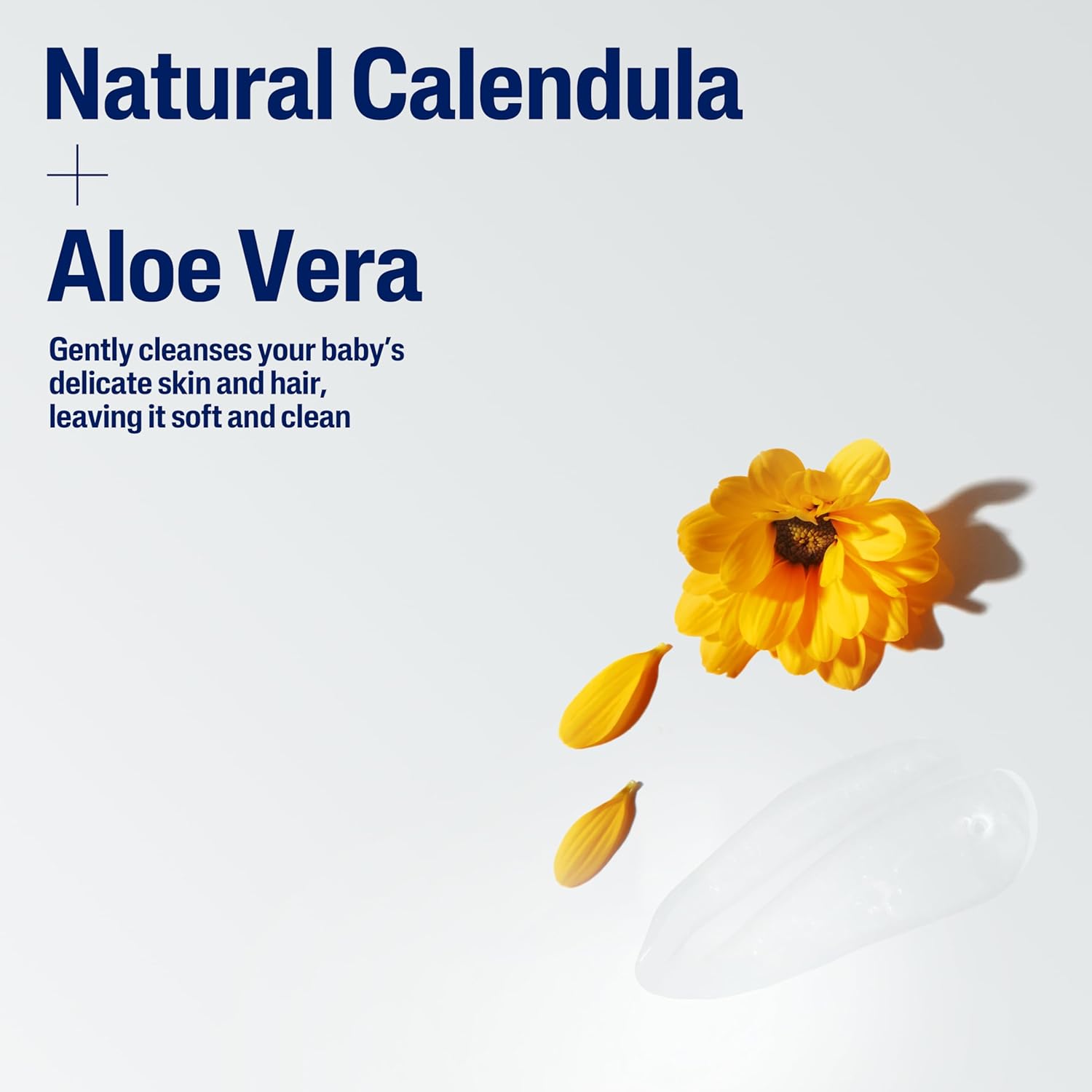 Cetaphil Baby Shampoo and Body Wash with Organic Calendula, Tear Free