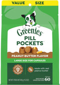 Greenies Pill Pockets for Dogs Large Size, Dog Treat Pouch for Capsule