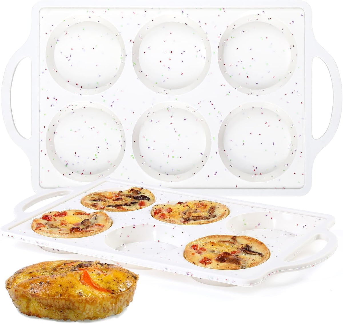 CAKETIME Muffin Top Pan Non Stick - nonstick muffin top pan