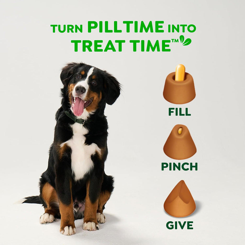 Greenies Pill Pockets for Dogs Large Size, Dog Treat Pouch for Capsule