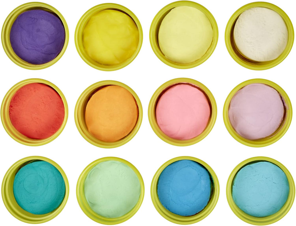 Play-Doh Pastel Colors Bulk 12-Pack of 4-Ounce Cans, Party Favors, Kids Arts