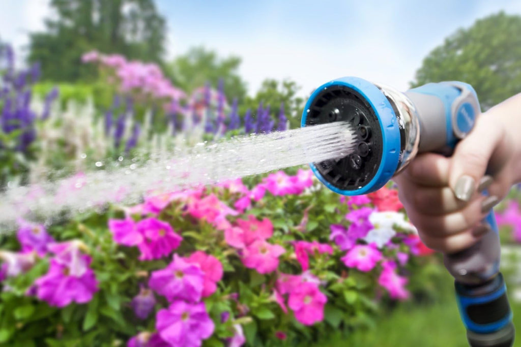 INNAV8 Garden Hose Nozzle Heavy Duty - Features 10 Spray Patterns, THUMB