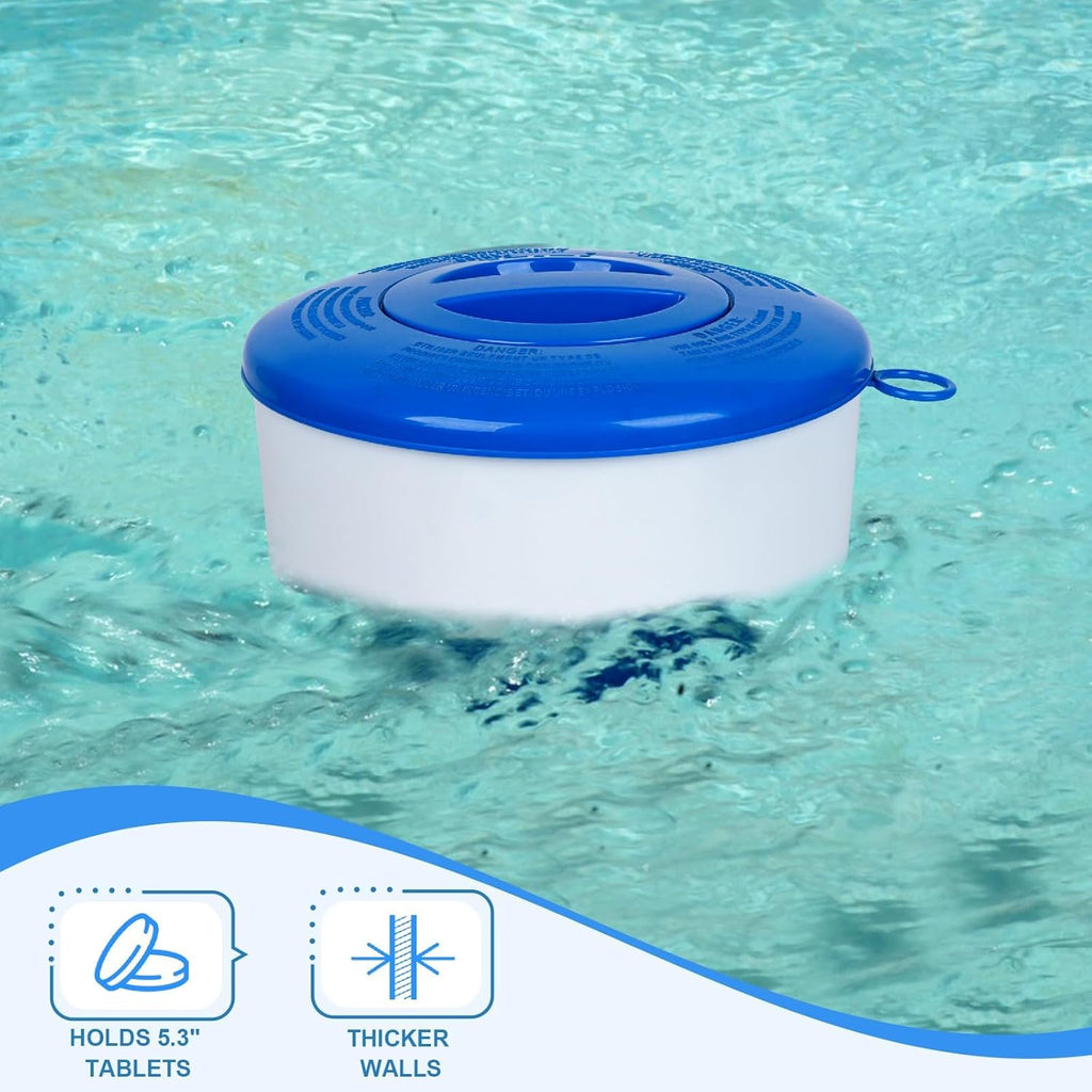 Pool Chlorine Floater for Pools Fits 3" Tablets,7" Diameter Chlorine Tablet