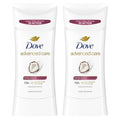 Dove Advanced Care Antiperspirant Caring Coconut, 2 Count Deodorant Stick for