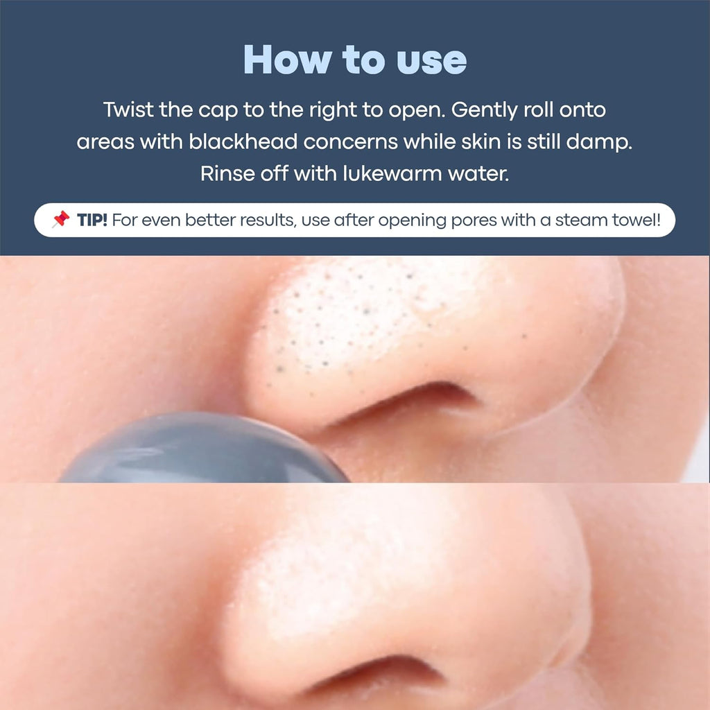 TONYMOLY Tako Pore Blackhead Remover Scrub Stick Charcoal & Dead Sea Salt