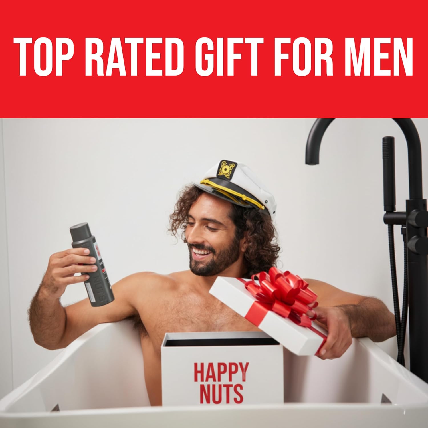 HAPPY NUTS Comfort Cream Deodorant For Men: Anti-Chafing Sweat Defense, Odor