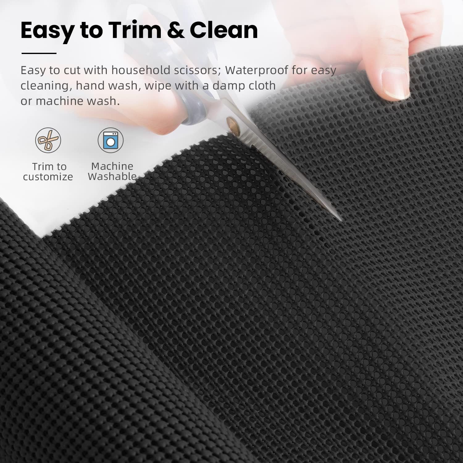 BAGAIL Drawer and Shelf Liner, 12 in X 10 Ft Non-Adhesive Shelf Liners for