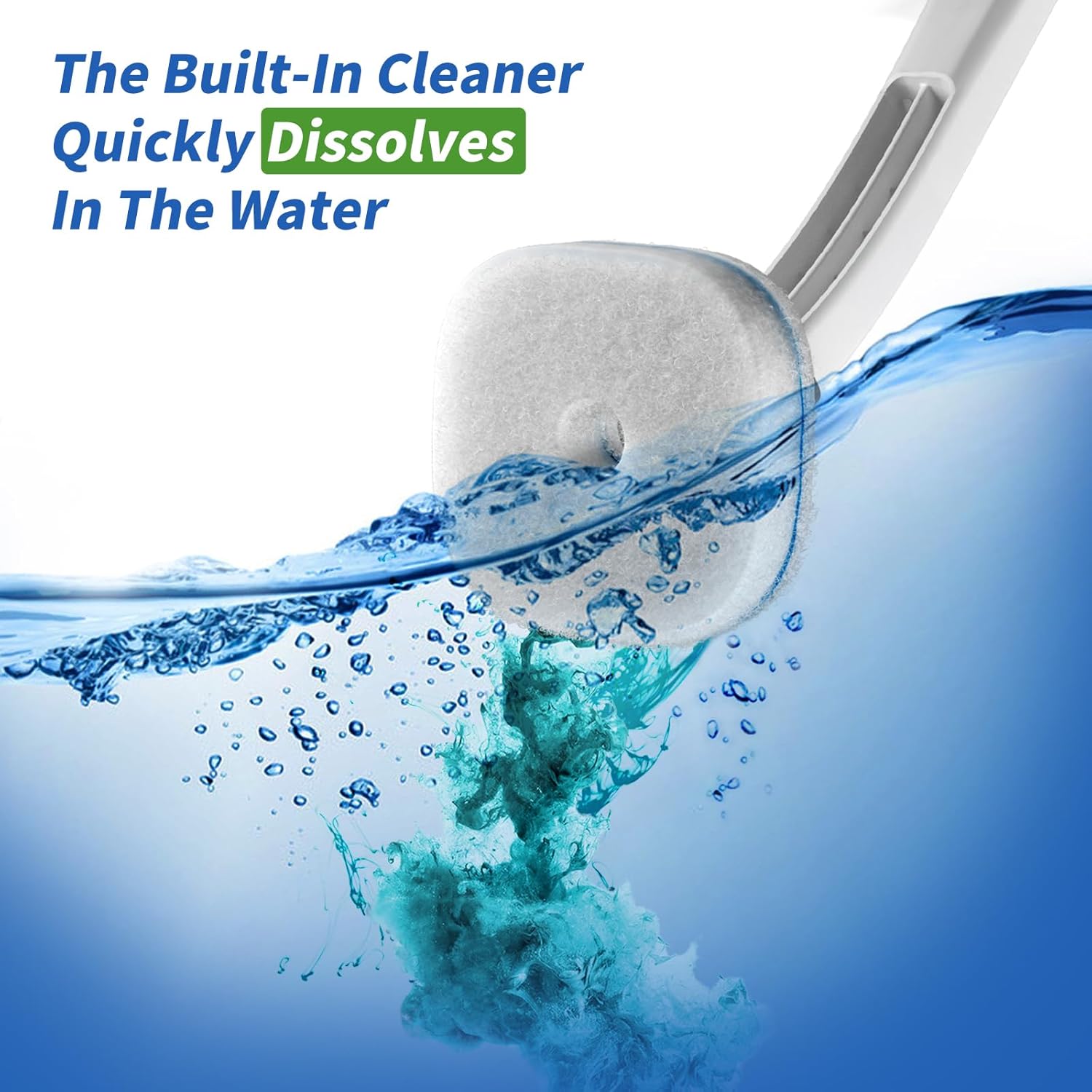 oshang Disposable Toilet Brush - Toilet Bowl Cleaner, Toilet Cleaning