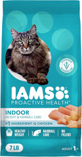 IAMS Proactive Health Dry Cat Food, Indoor Weight and Hairball Care Cat Food