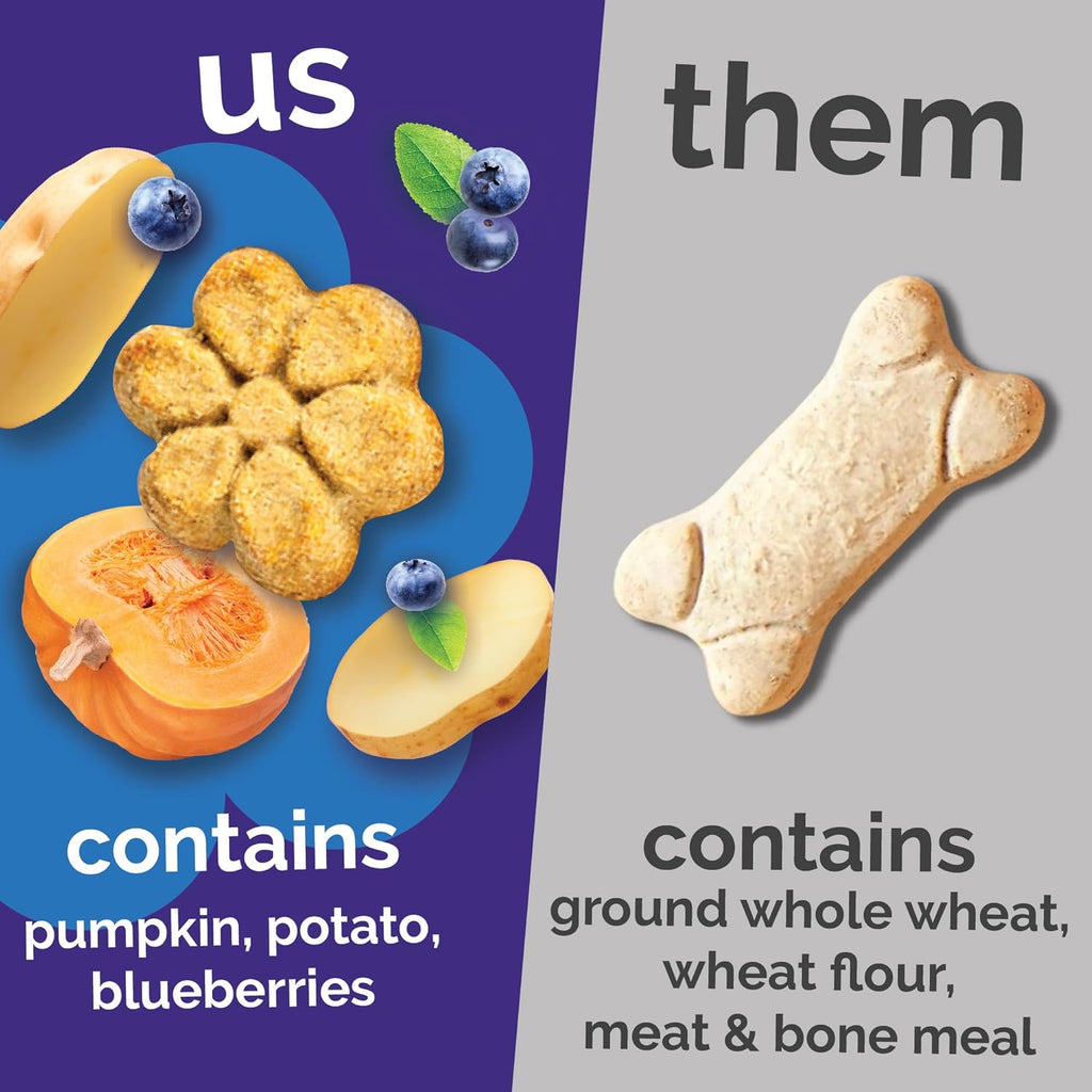 Fruitables Baked Dog Treats, Healthy Pumpkin Treat for Dogs, Low Calorie &