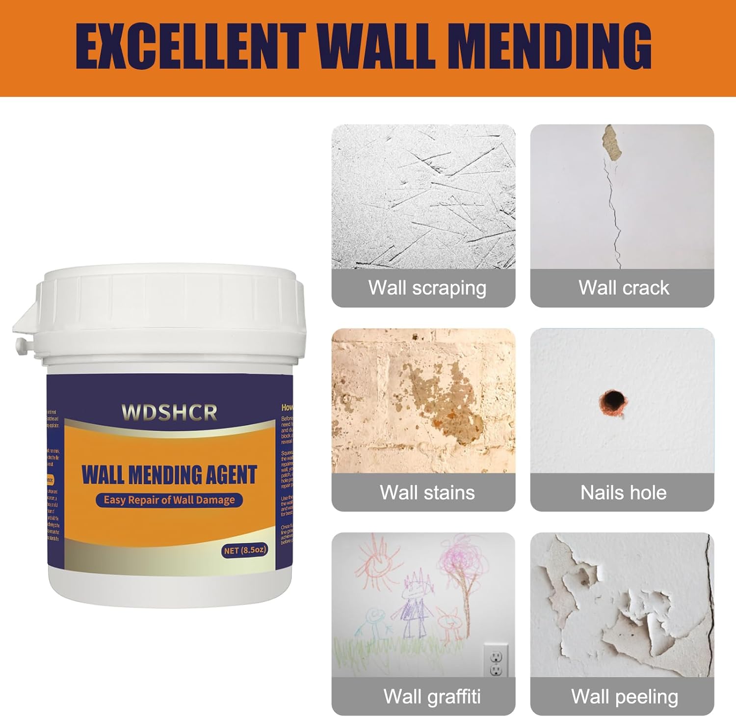 Drywall Repair Kit Drywall Hole Repair Patch Kits Wall Spackle Repair Paste