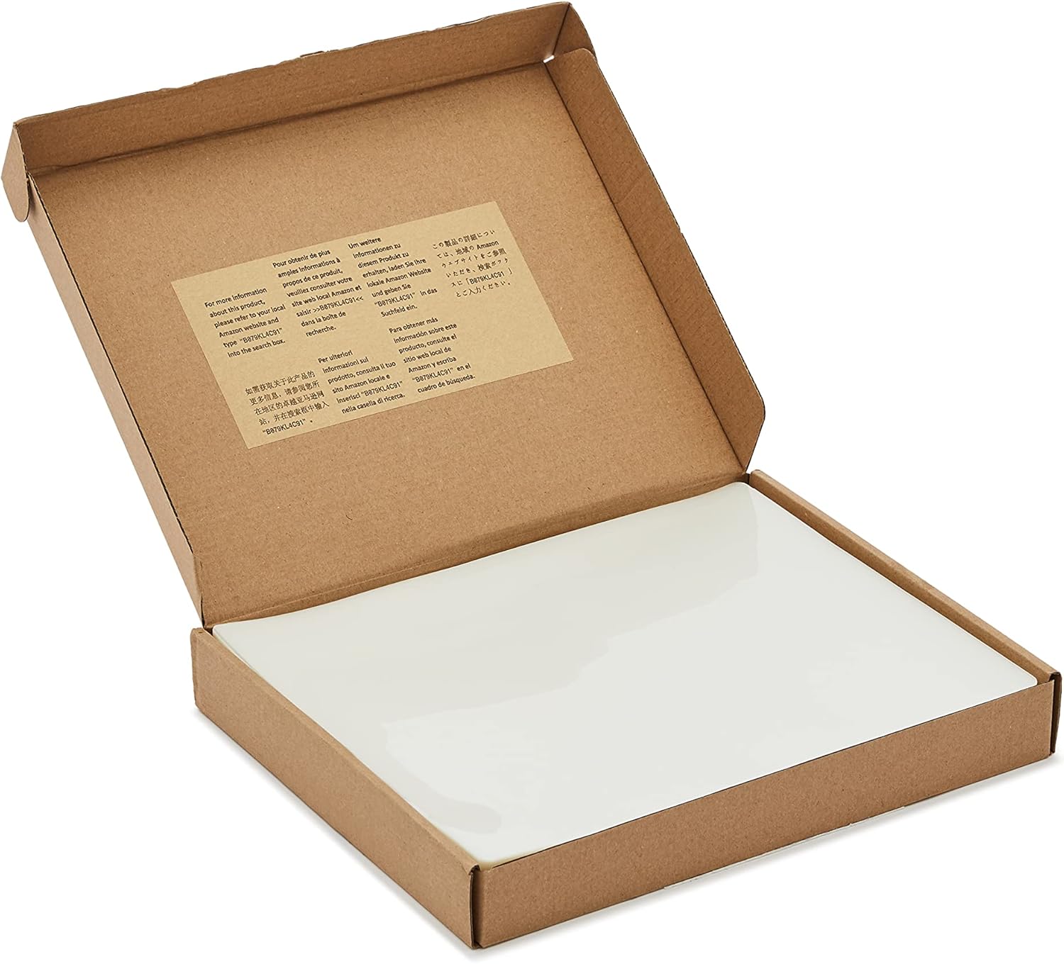 Amazon Basics Clear Thermal Laminating Plastic Paper Laminator Sheets, 9 x