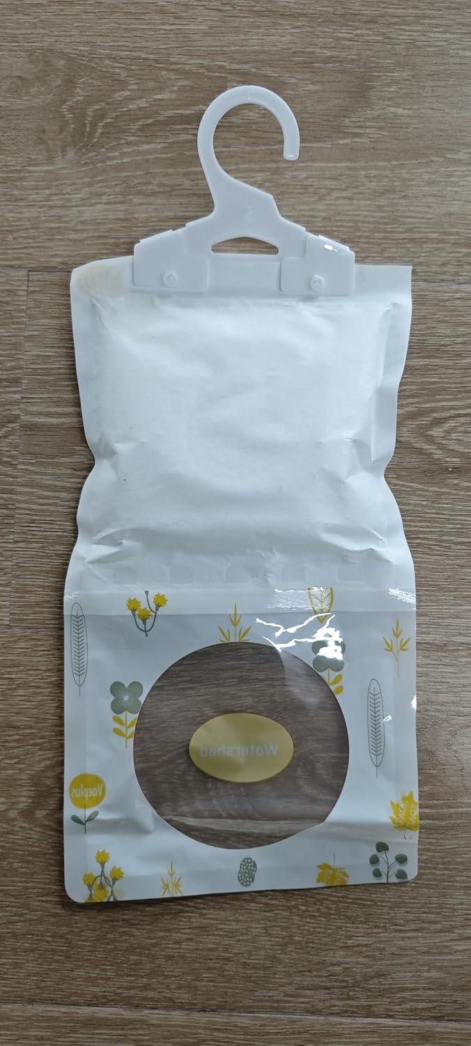 Vacplus Moisture Absorbers, Hanging Closet Dehumidifier Bags, Humidity Packs