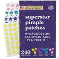 Livaclean Star Pimple Patches for Face w/ Hydrocolloid, Tea Tree oil &