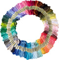 Friendship Bracelet String 50 Skeins Rainbow Color Embroidery Floss Cross
