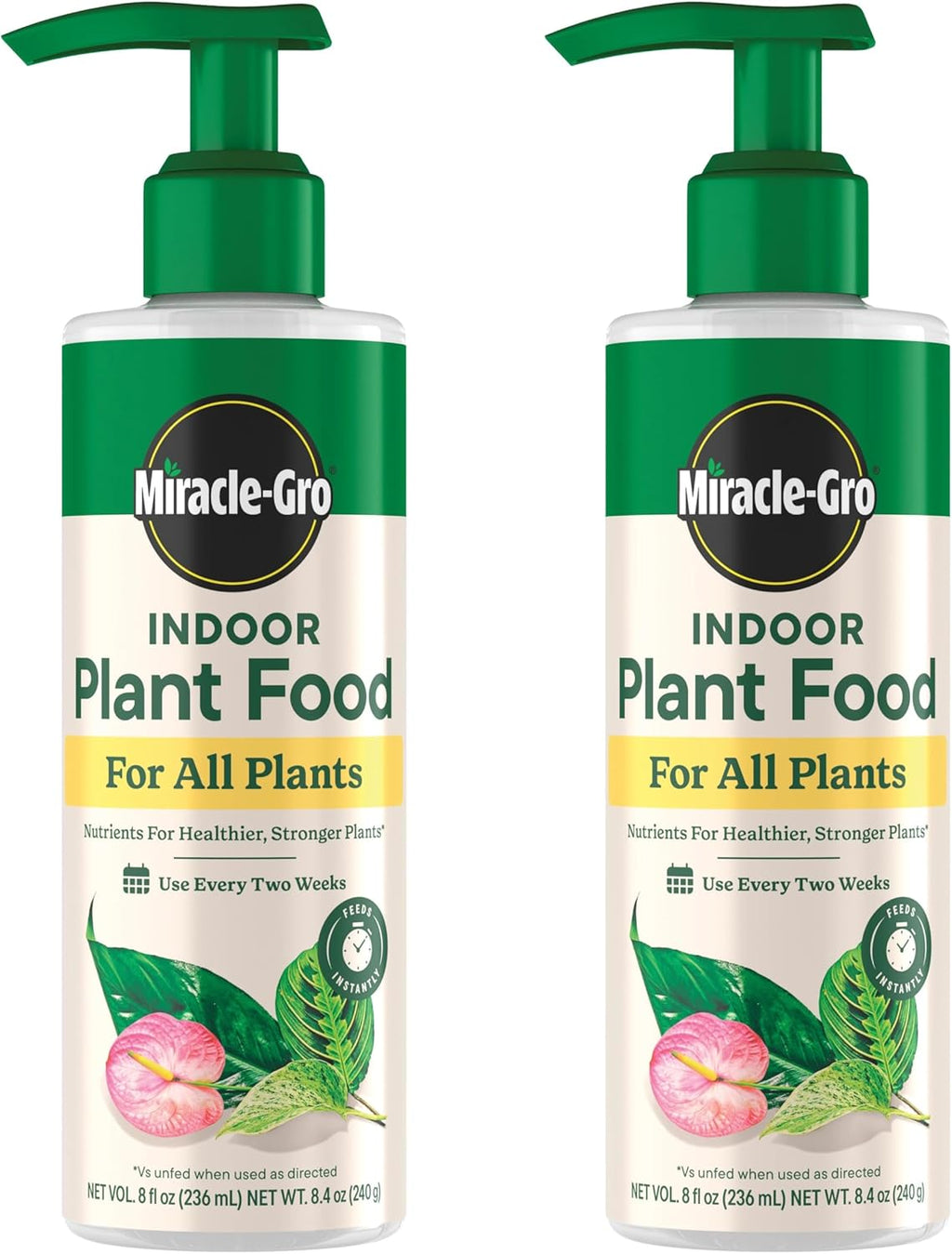 Miracle-Gro Indoor Plant Food for All Plants, Liquid Plant Food for