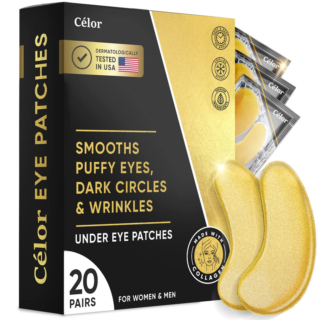 Under Eye Patches (20 Pairs) - Eye Patches For Puffy Eyes And Dark Circles