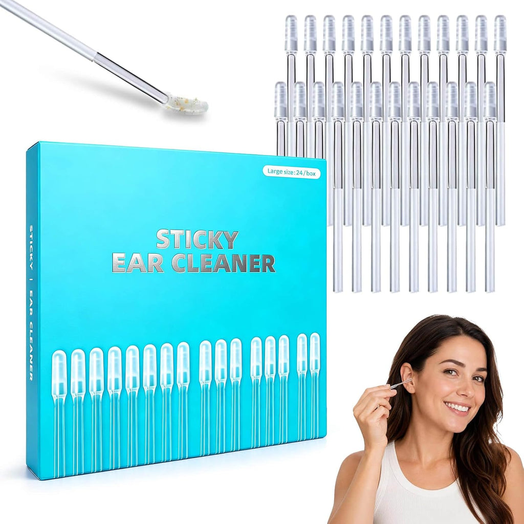 Sticky Ear Cleaning Stick,Sticky Ear Cleaners for Adults,Reusable Ear Cleaner