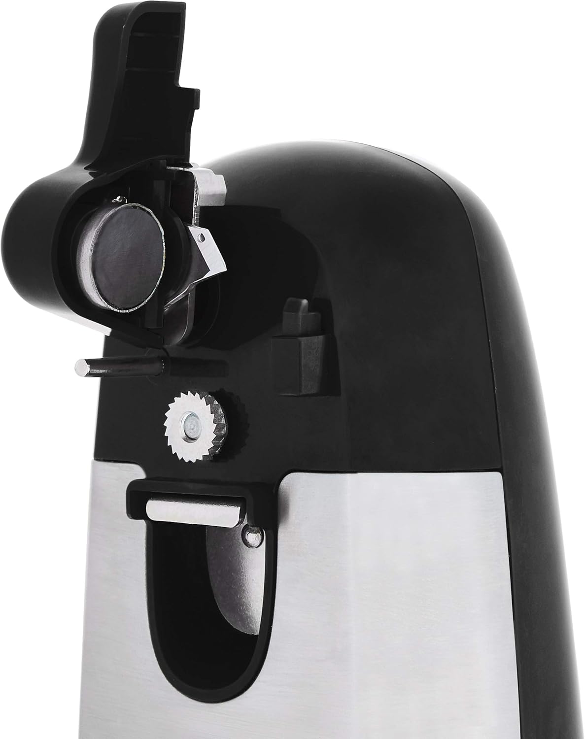 Amazon Basics 3-In-1 Electric Can Opener, Bottle Opener and Knife Sharpener