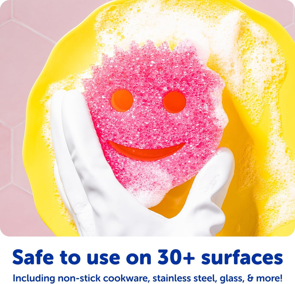 Scrub Daddy Scrub Mommy Sponges - Dish Scrubber + Non-Scratch Cleaning