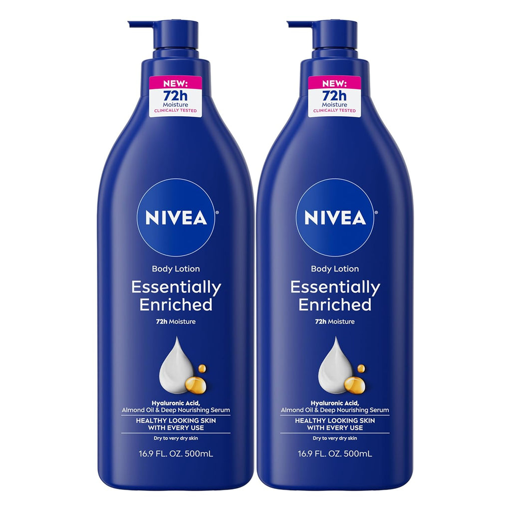 NIVEA Essentially Enriched Body Lotion for Very Dry Skin with Hyaluronic