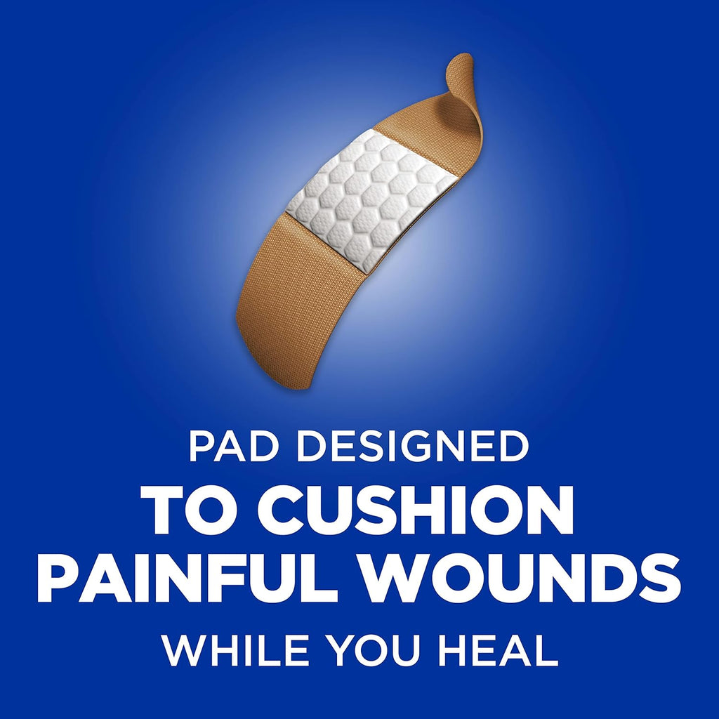 Band-Aid Brand Flexible Fabric Sterile Adhesive Bandages, Comfortable