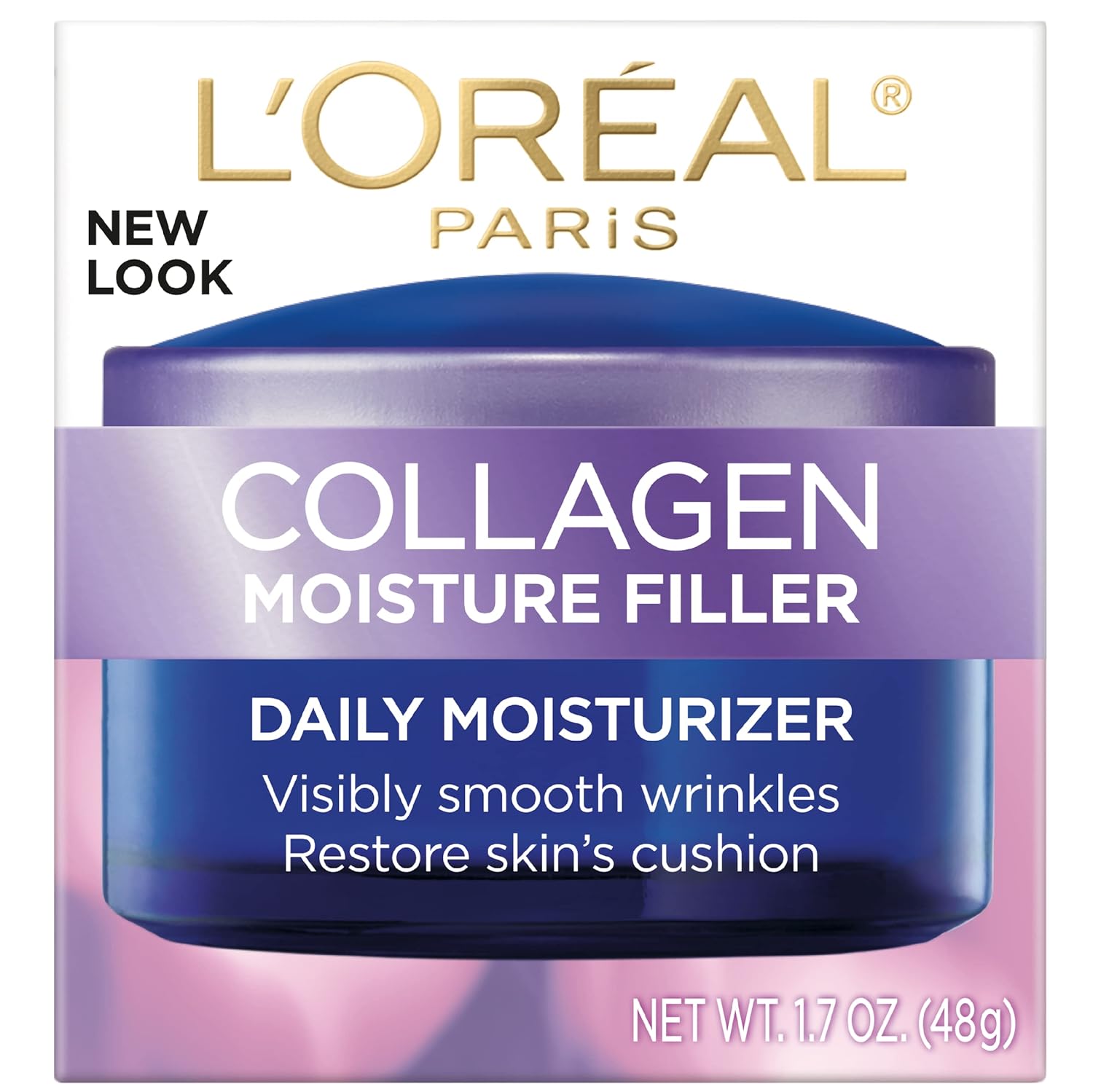 L‰۪Oreal Paris Collagen Daily Face Moisturizer, Anti Aging Face Cream to