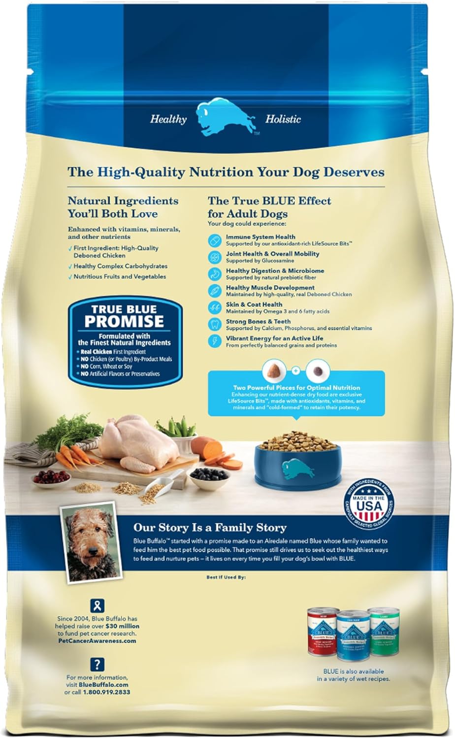 Blue Buffalo Life Protection Formula Adult Dry Dog Food, Helps Build and