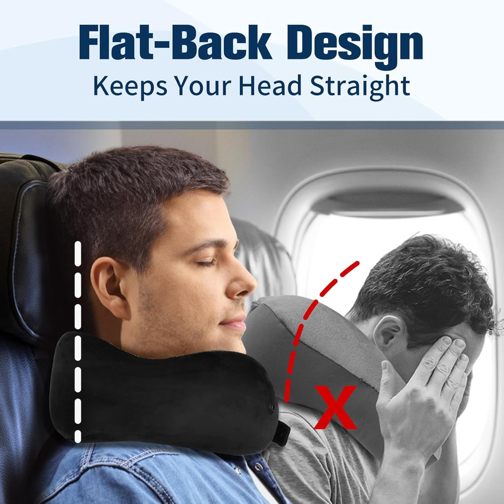 Cirorld Neck Pillow for Traveling, Travel Pillows for Airplanes,100% Pure