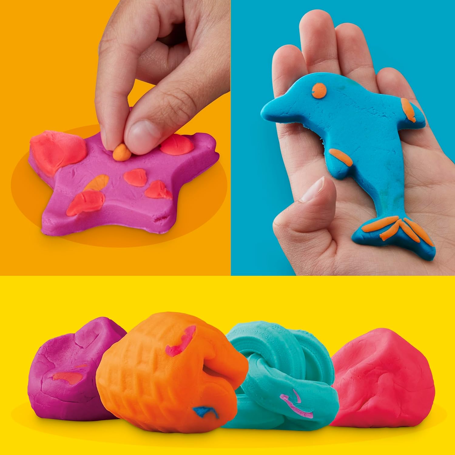 Play Doh Bulk Handout 42-Pack of 1-Ounce Modeling Compound Cans, Back to