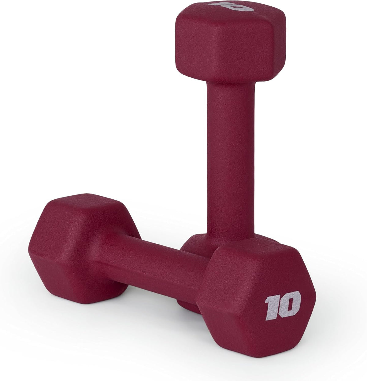 CAP Neoprene Dumbbell Pairs & Sets, Color Series, Non-Slip Grip, Hex Design