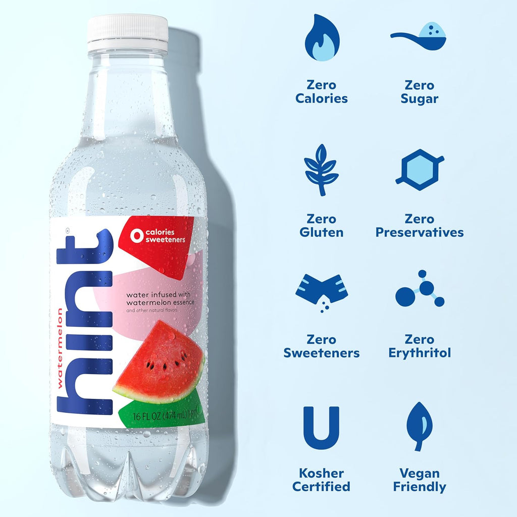 Hint Infused Bottled, Best Sellers Variety Pack - Sugar Free Flavored with