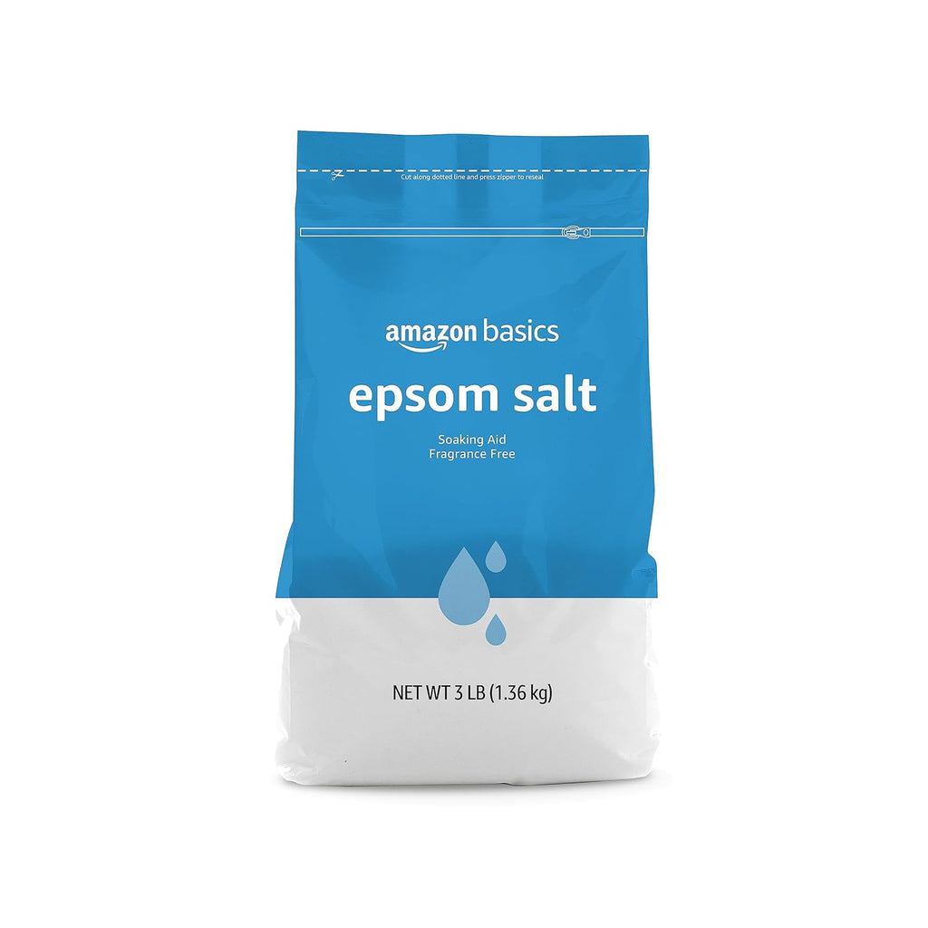 Amazon Basics Epsom Salt Soak, Unscented, Magnesium Sulfate USP, Muscle and