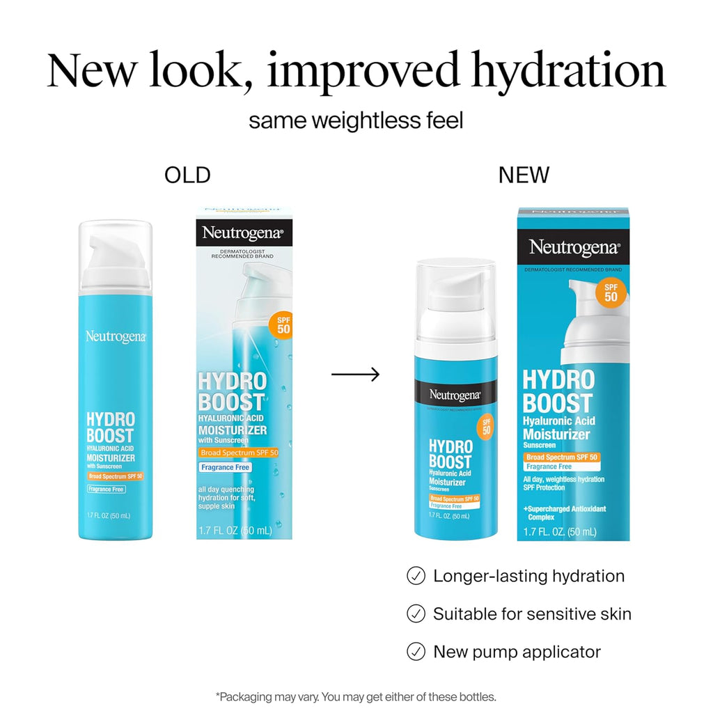 Neutrogena Hydro Boost Hyaluronic Acid Face Moisturizer with Broad Spectrum