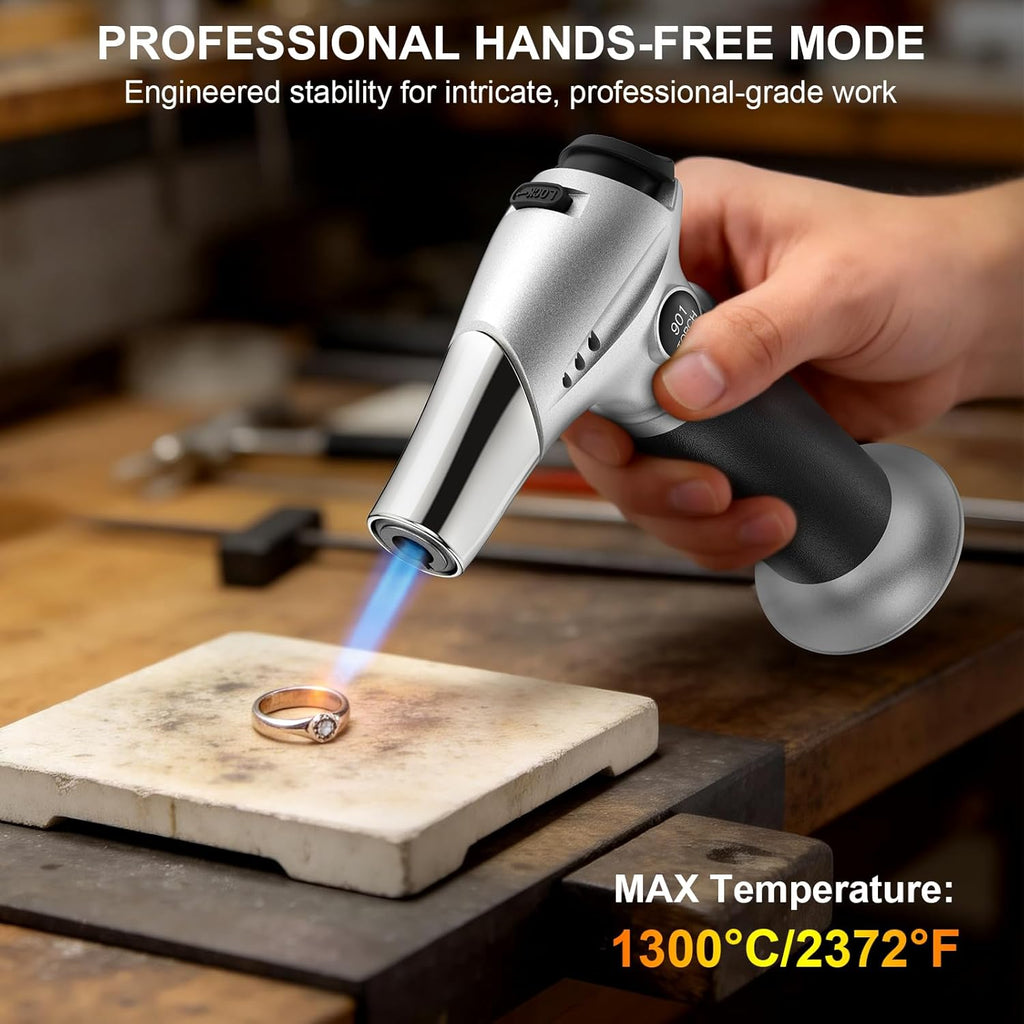 TBTEEK Butane Torch, Kitchen Torch Cooking Torch with Safety Lock &