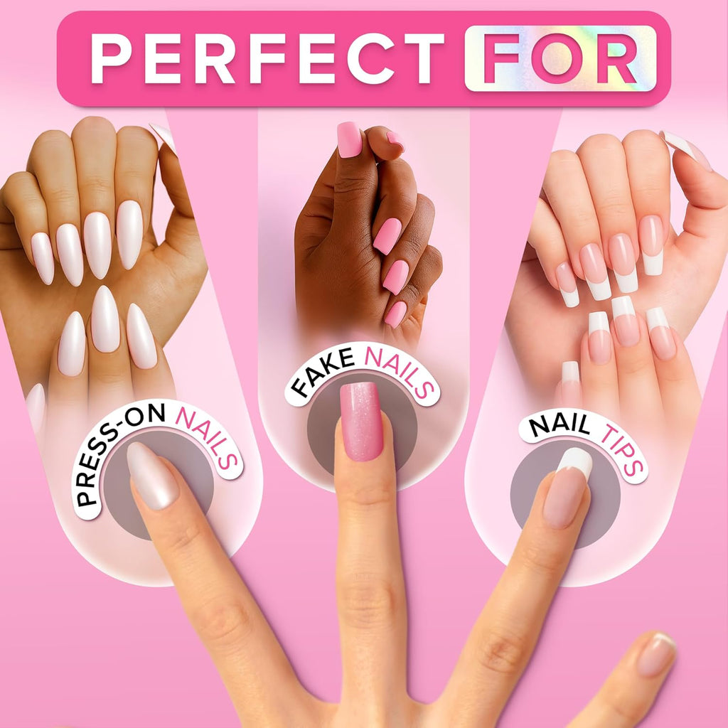 Super Strong Nail Glue for Press On Nails, Nail Tips & Acrylic Nails (8ml)