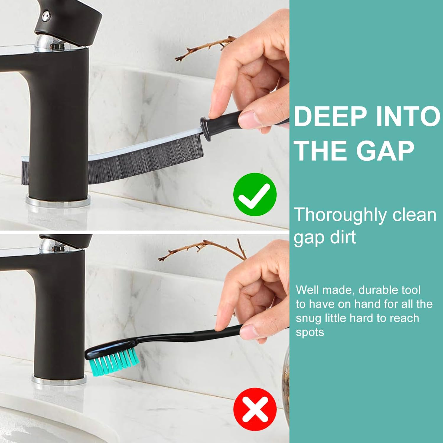 Crevice Cleaning Brush•?ÎHard-Bristled Grout Brush•?Î2026 New Multifunctional