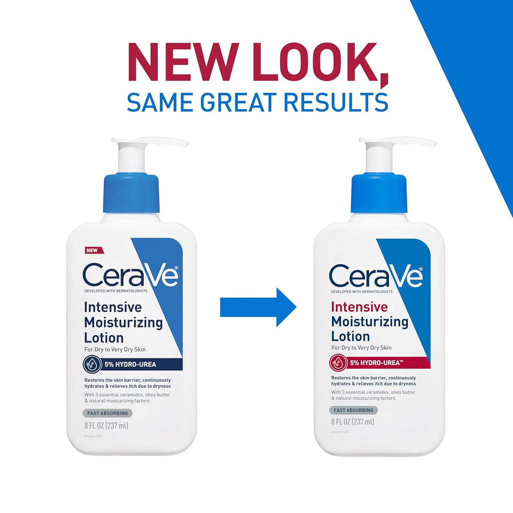 CeraVe Intensive Moisturizing Lotion, Hydro-Urea + Shea Butter, Body Lotion