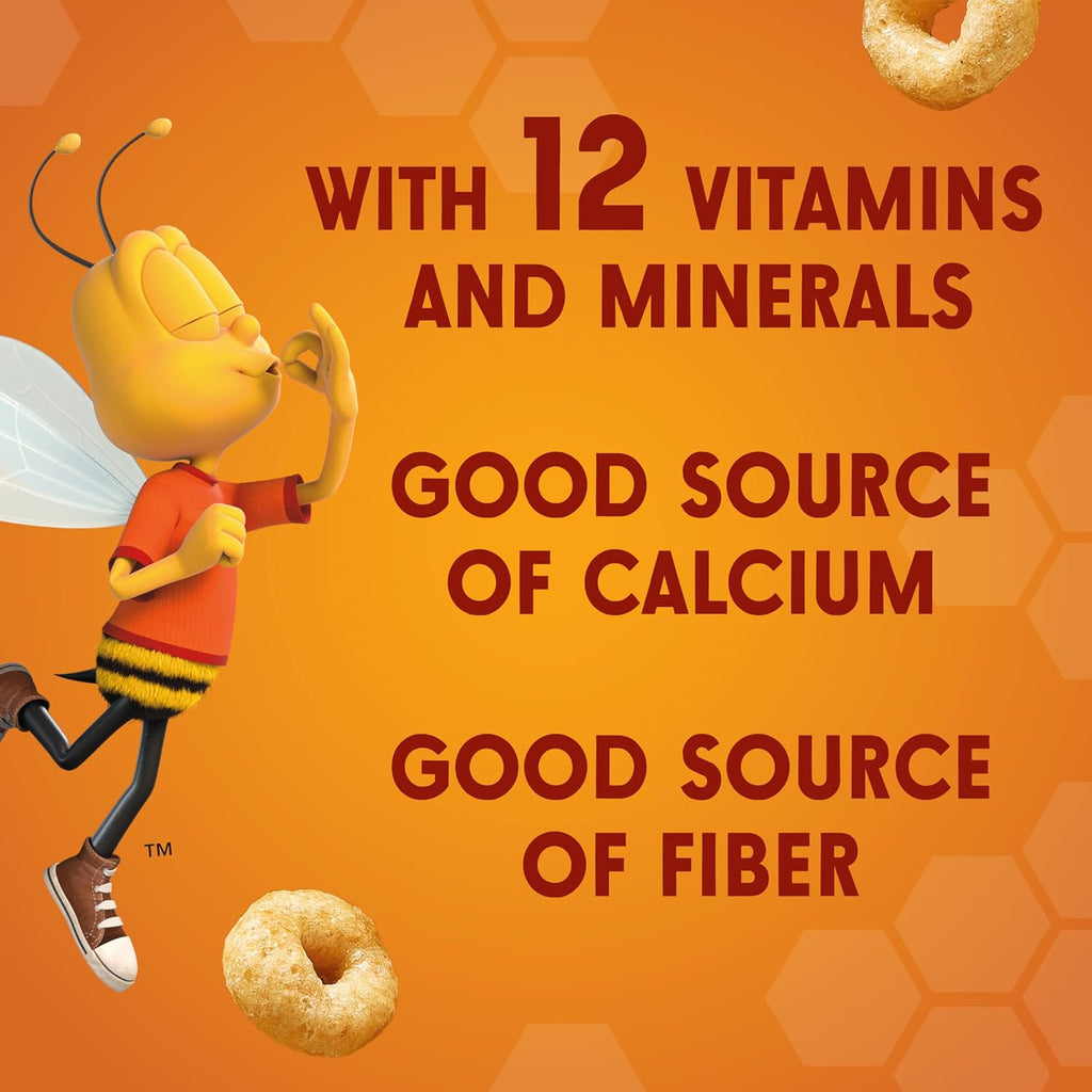 Honey Nut Cheerios, Heart Healthy Gluten Free Breakfast Cereal with Whole